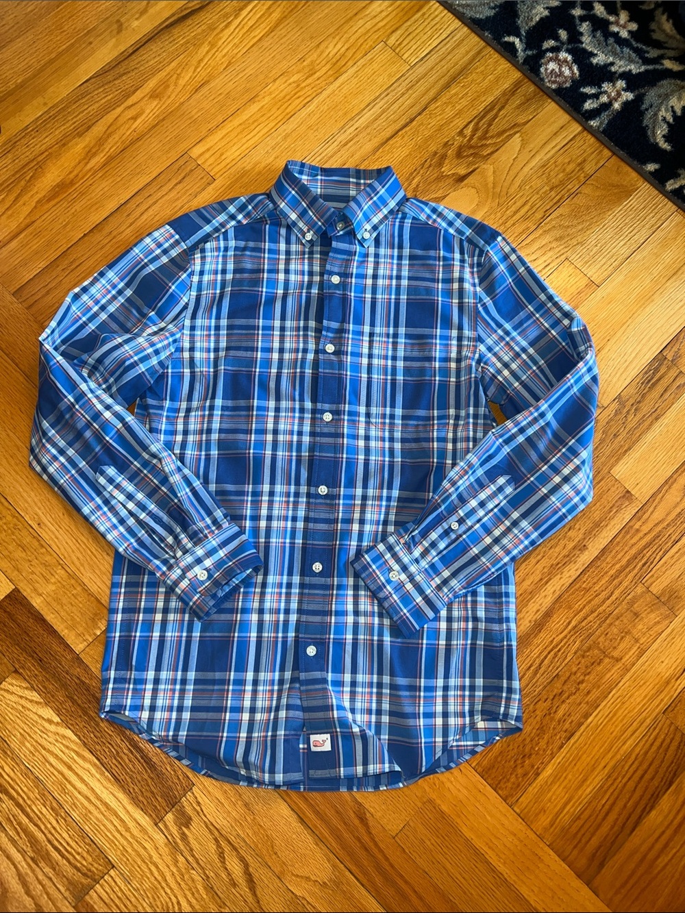 Vineyard Vines Performance Classic Fit Murray Plaid Button-Down Men’s Shirt XS
